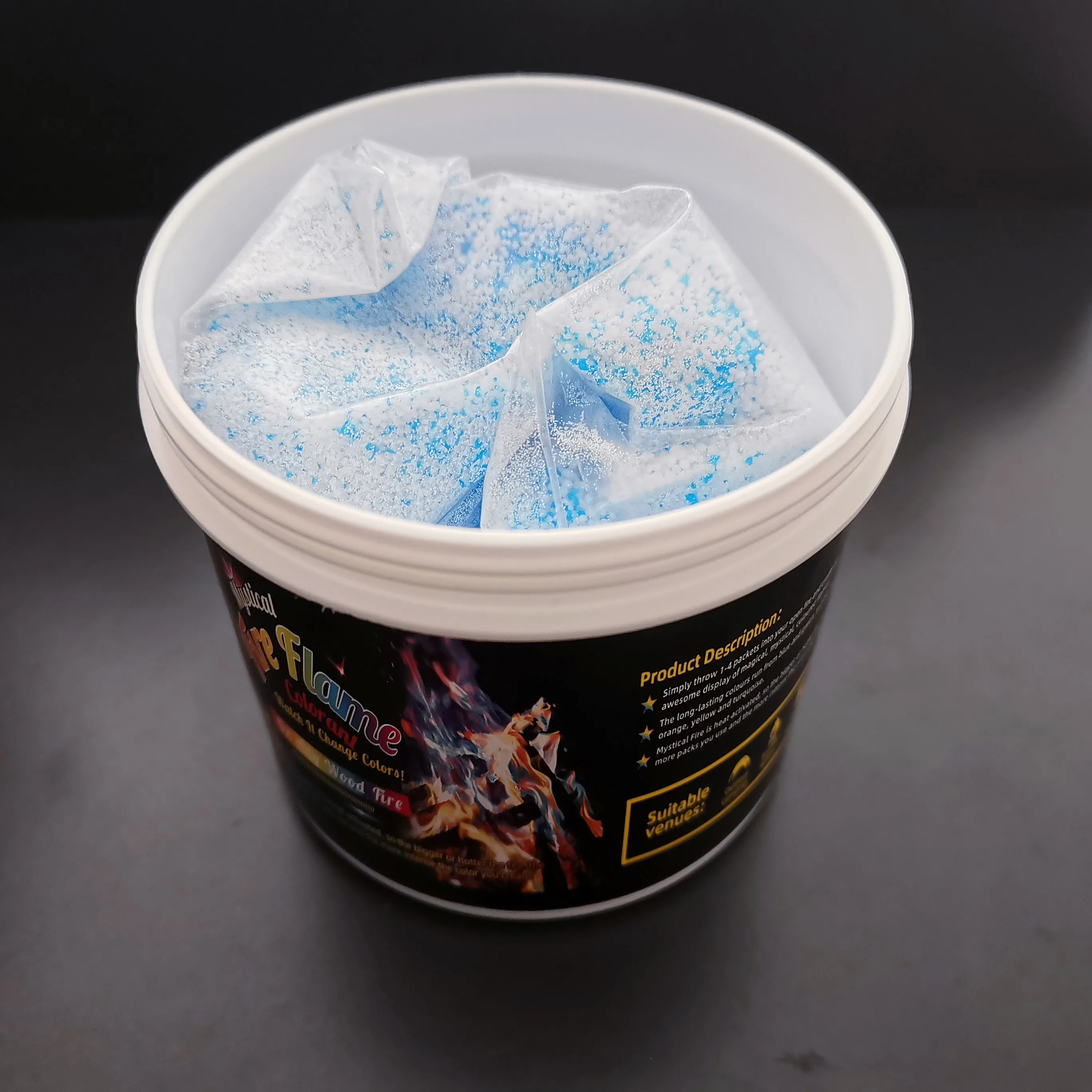 DF-84 Magic Fire Colorant  Pack for Outdoor Fire Pits Mystical Flame Coloured Flame Powder Novelty Fireworks