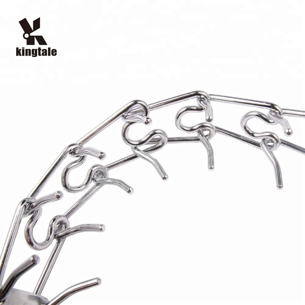 Дискретный сплошной кусок ошейник зубец обучение herm sprenger нержавеющая сталь pinch собака цепи воротник