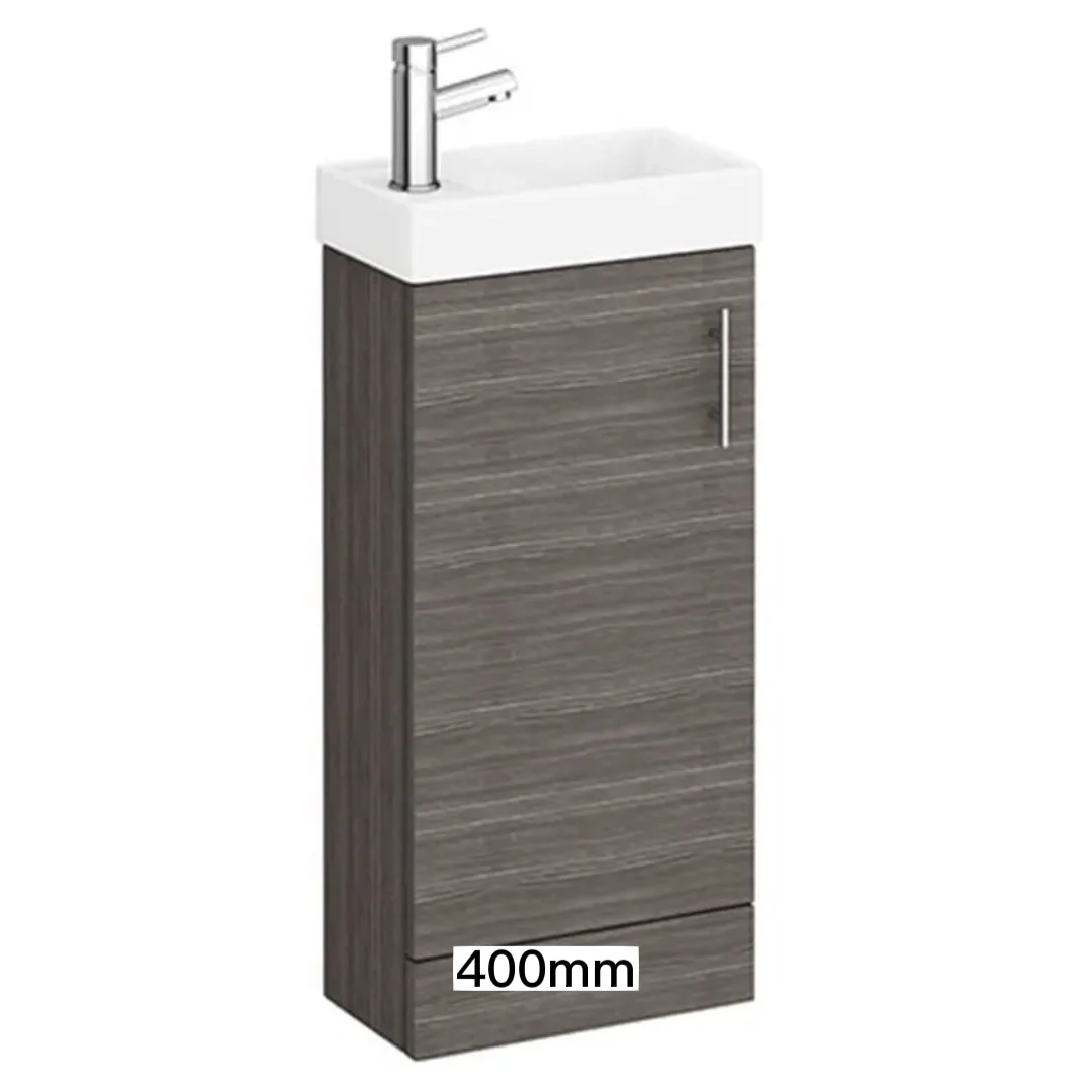 Modern Single Sink Small Free Standing Plywood Oak Bathroom Vanity
