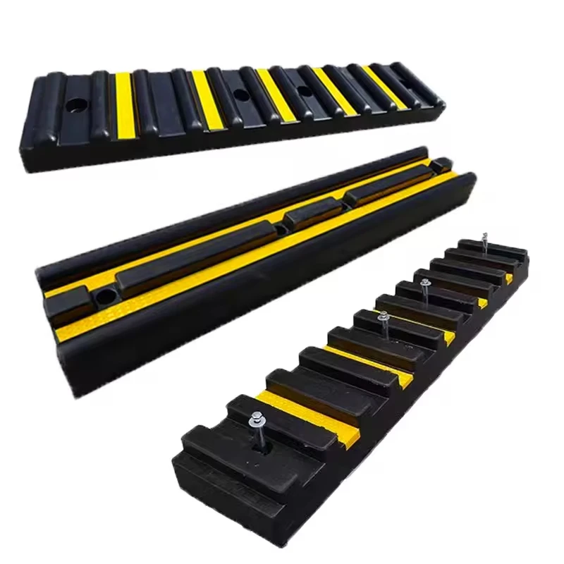 100 % resirkulert massiv gummi svart reflekterende dockbumper veggbumper beskyttelse beskytter for parkeringsgarasje sikkerhet vei produkt