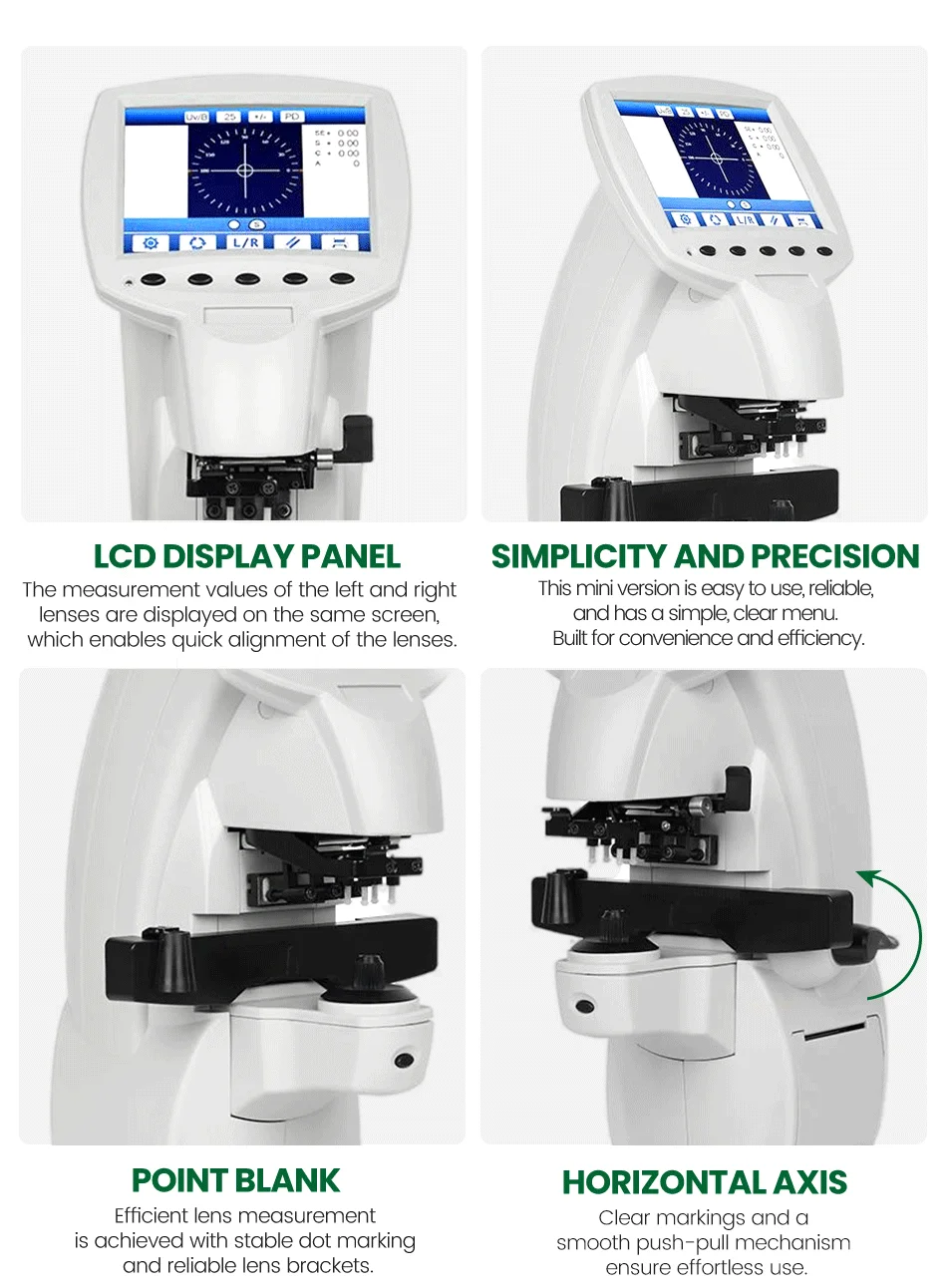 Hot Selling Optical Instrument High Precision Lens Meter Focimeter Auto Lensometer Digital for Optical Store