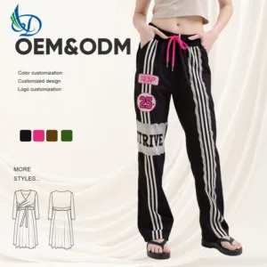 Women's High Waisted Straight Leg Pants with a Casual and Loose Style, Breathable and Wide Leg Comfortable Pants