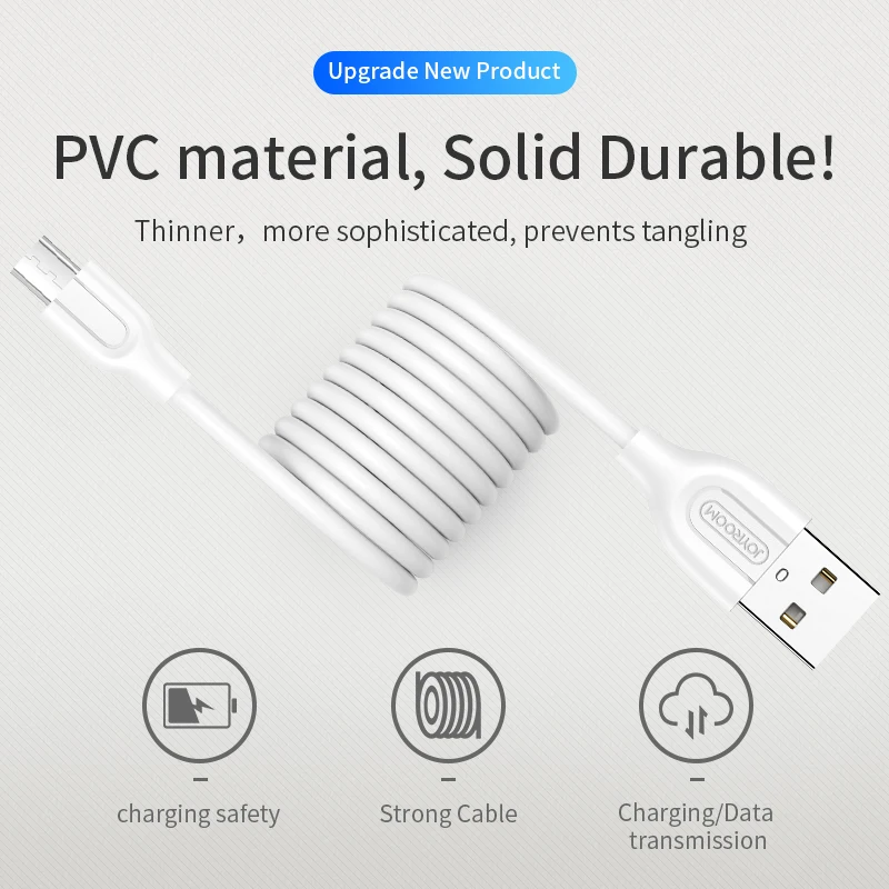 JOYROOM 1 м Фабричный оптовый usb-кабель удлинитель Зарядное устройство usb Дата-кабель micro usb кабель для android