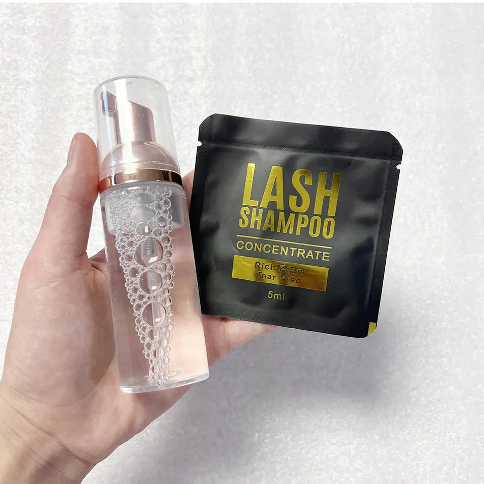 Private Label Oil Free 5ml Concentrate Lash Shampoo/ Vegan Eyelash