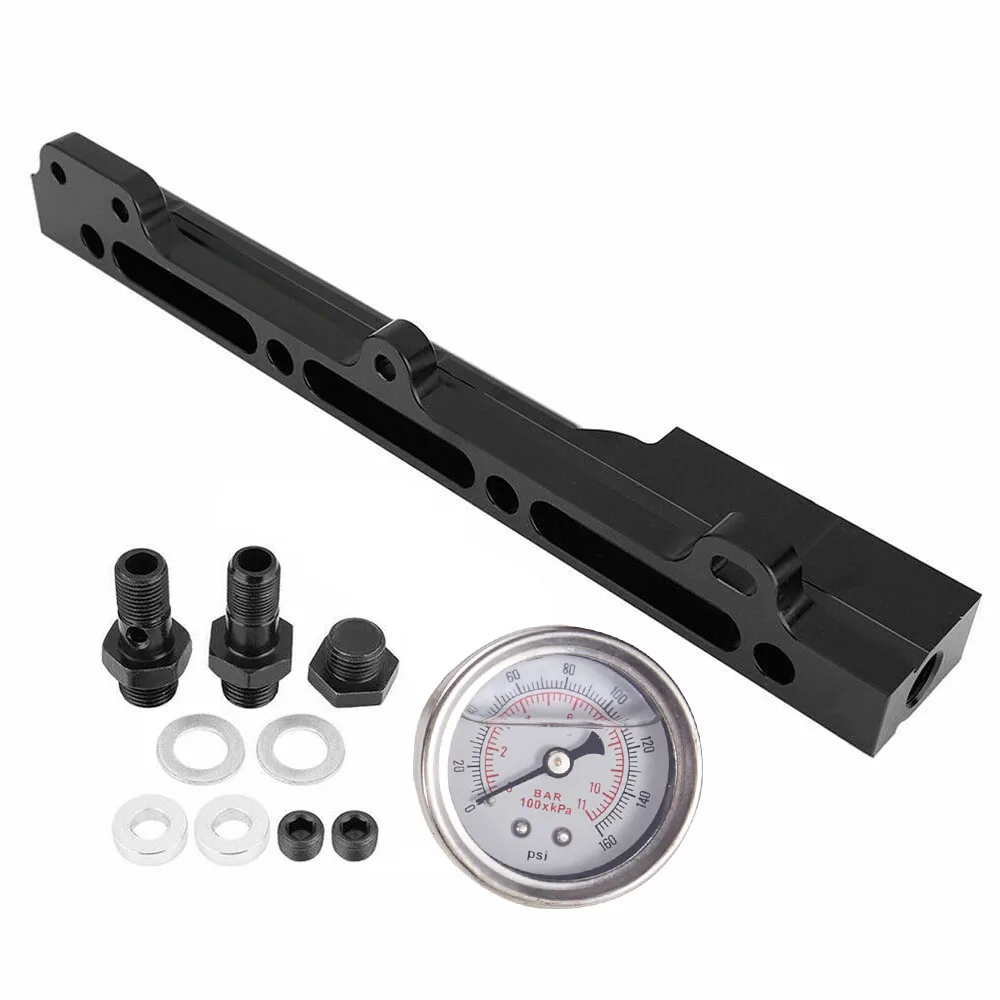 Honda D-Series Aluminum Fuel Injector Rail Kit For Models D15B7 B8 D16A6 Z6 Injection Valves
