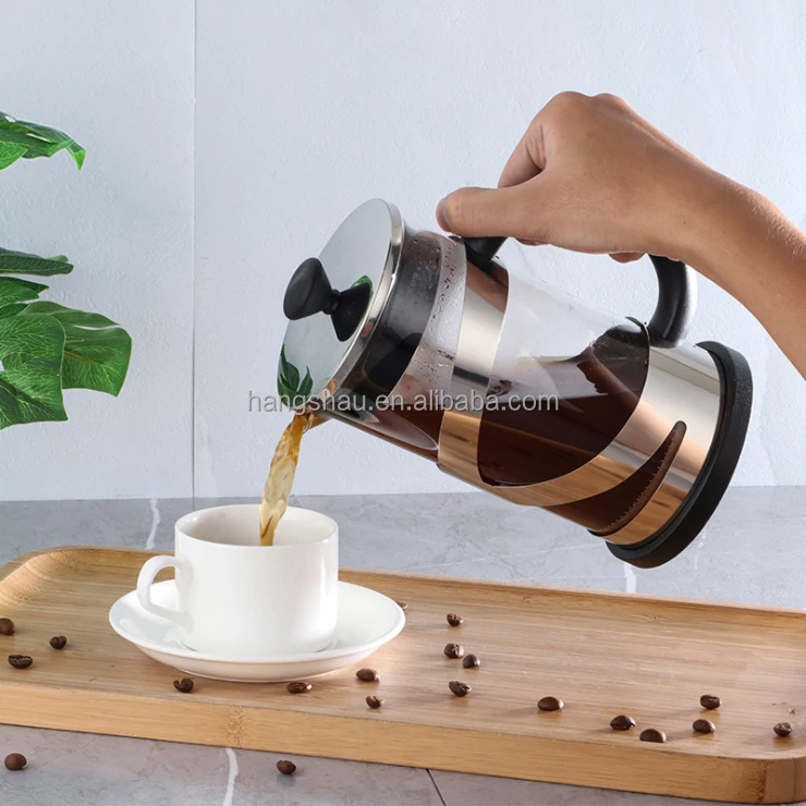 Cafetera De Prensa Francesa De Pp De 600ml,Máquina De Café Espresso De Uso  Diario,Prensa Francesa De Plástico Para Café De Vidrio De Borosilicato,Para  Acampar - Buy Café Francés Prensa De Acero Inoxidable,Manual