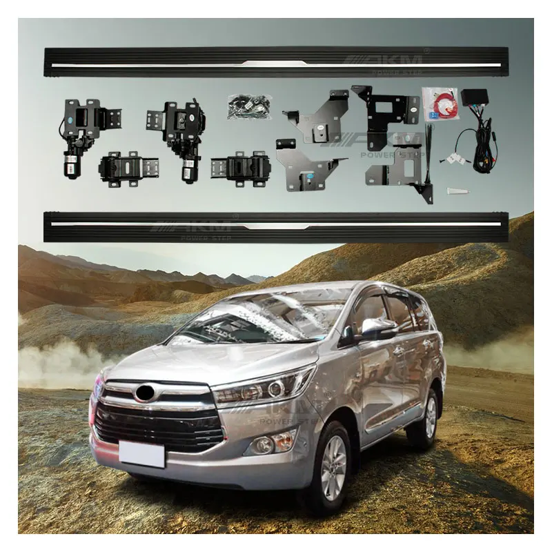 มอเตอร์ประสิทธิภาพสูงกันน้ำได้ แผ่นขั้นไฟฟ้าด้านข้างสำหรับ TOYOTA Innova แผ่นขั้นด้านข้างแบบพับเก็บได้ แผ่นขั้นไฟฟ้า