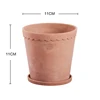 RED D11cm*H11cm Pot set