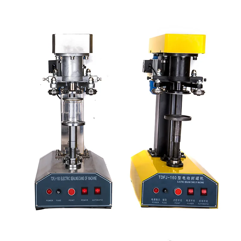 Automatic Aluminium Tin Beverage Drink Wine Beer Tin Can Sealing Capping Machine