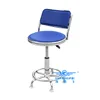 Gas pressure stool with backrest