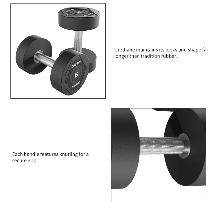 Okpro New Design High Quality Wholesale Fitness Equipment Urethane Pu