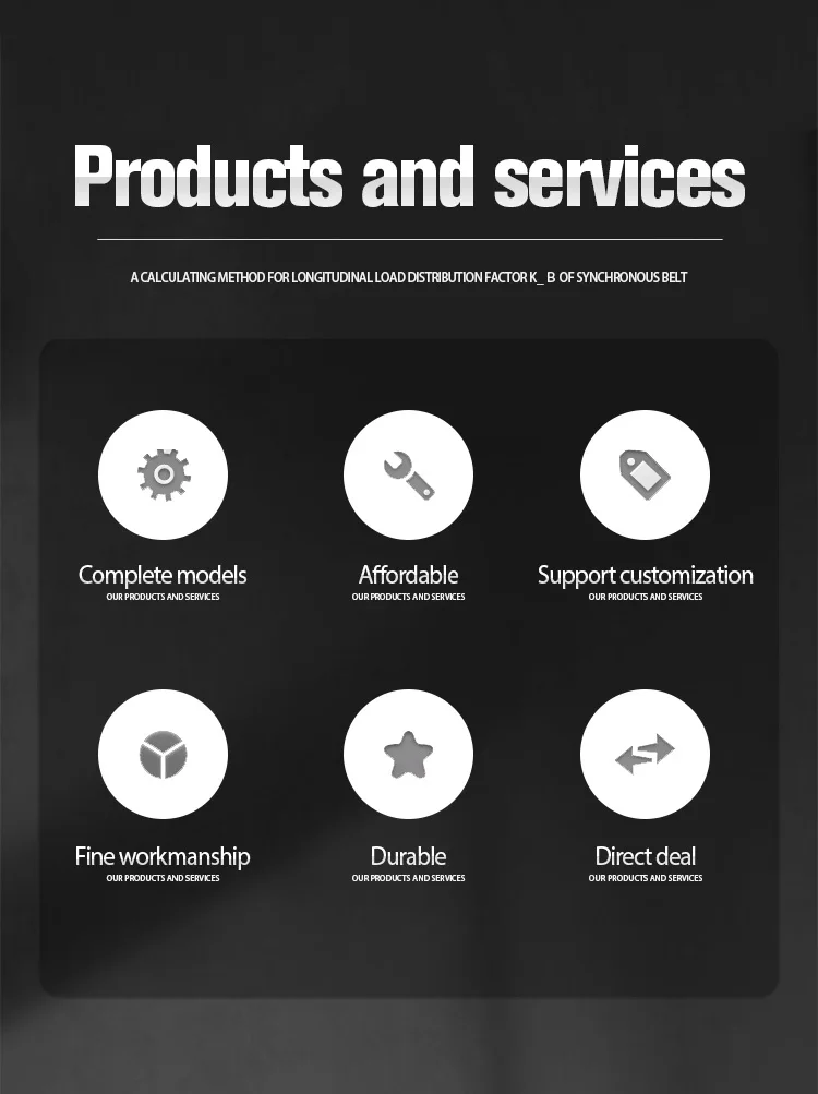 Industrial Timing Belt Gt2 Gt3 Gt5 S2m S3m S5m S8m Toothed Pulley