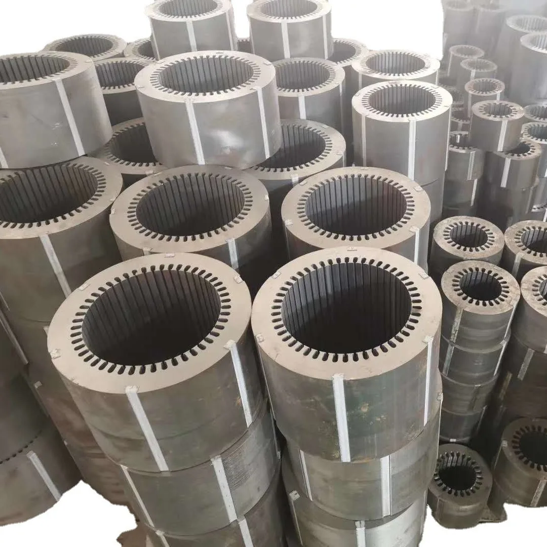 High Quality Magnetic Generator Rotor and Stator with Stacked Silicon Core