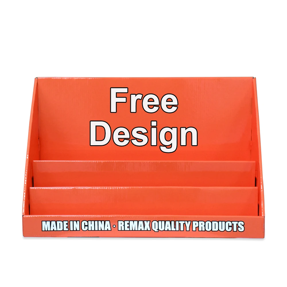 Retail Store Headphone Data Cable POS Desktop Display Stand Foldable PDQ Counter Display Stand