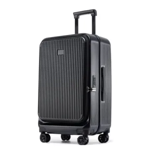 Custom Wholesale Abs+pc Large Luggage Set Travel Trolley SuitCase Deluxe Portable  SuitCase