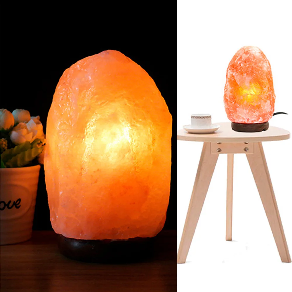 Himalayan Salt Lamp,Pakistan Natural Crystal Rock Stone Pink Salt Lamp