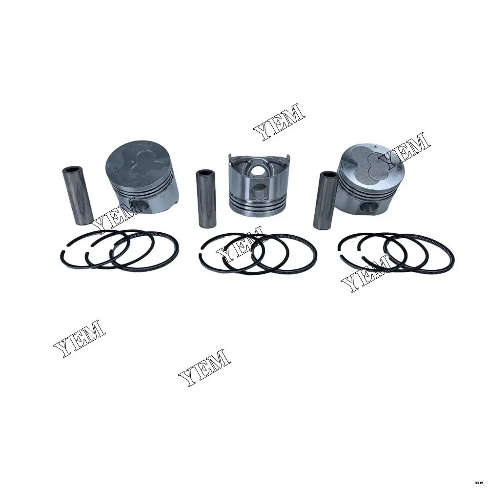 Cylinder Pistons Kit With Rings Fit for Mitsubishi L3E