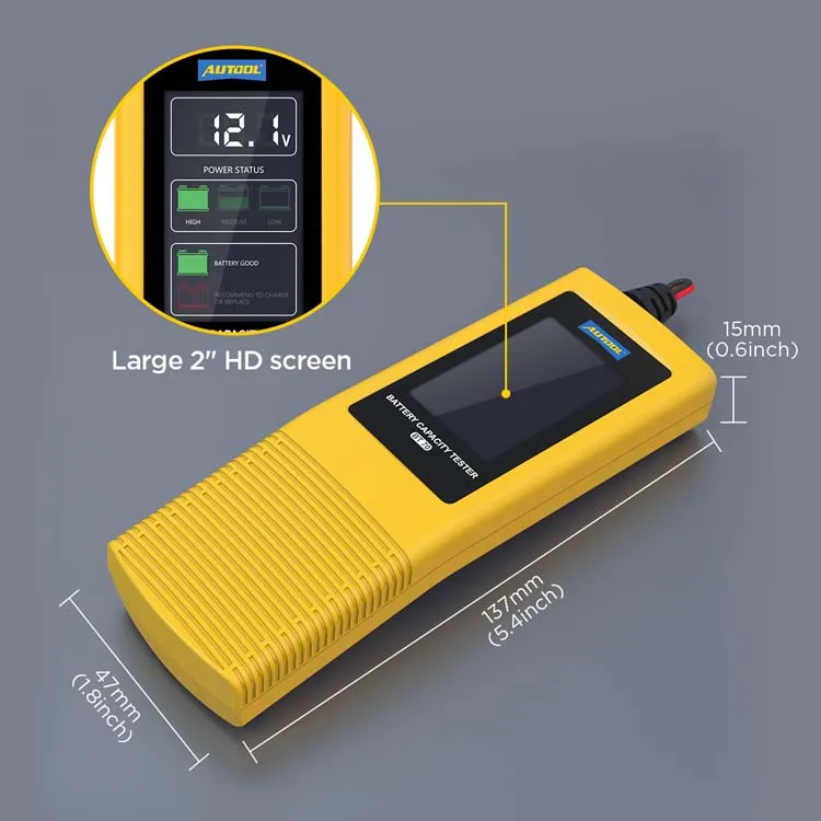 Universal AUTOOL BT70 Automotive Car Battery Monitor 12V Status Indicator Led Battery Testers