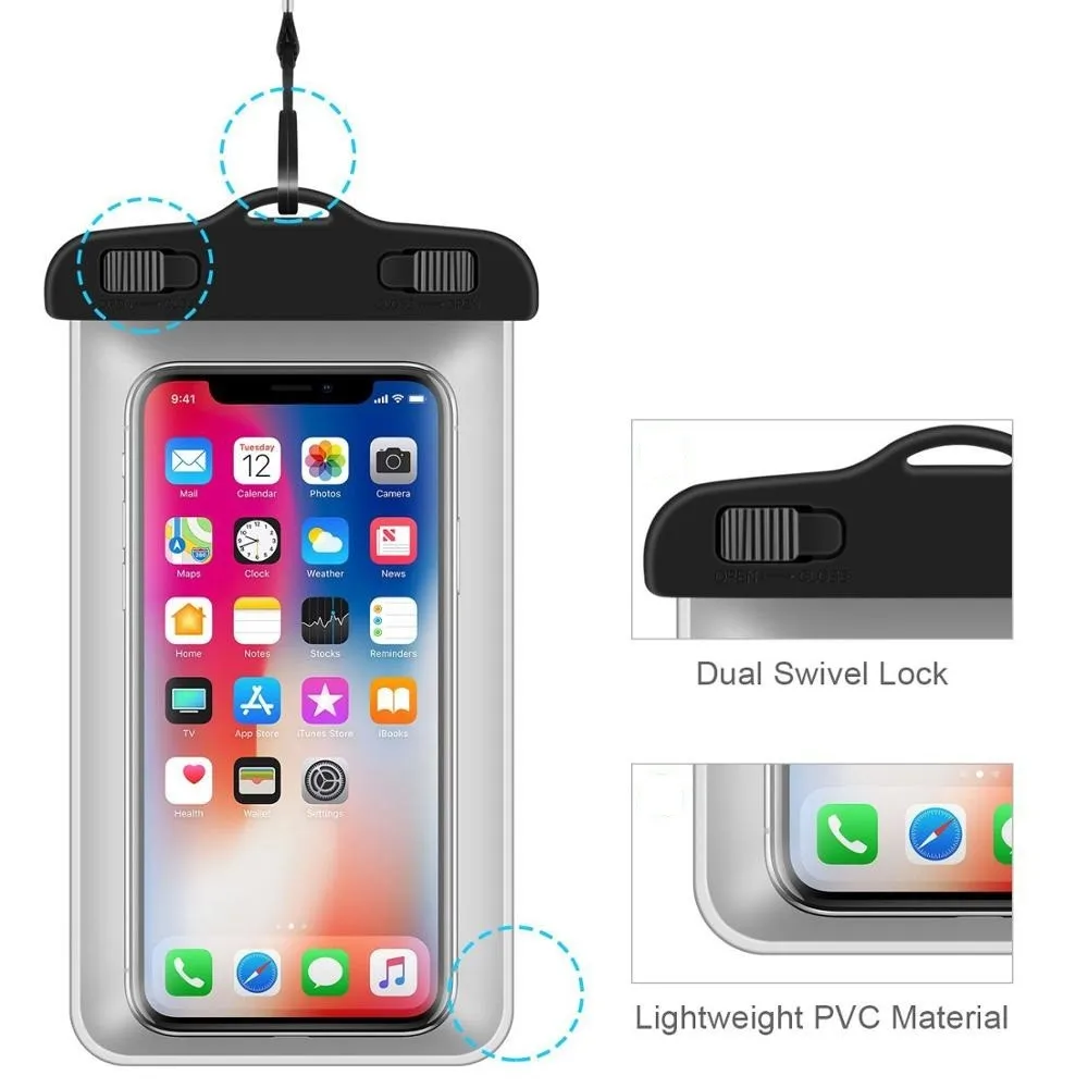 Borsa impermeabile universale per esterni, custodia per telefono Xiaomi, Huawei, Samsung con cordino_voghion.com