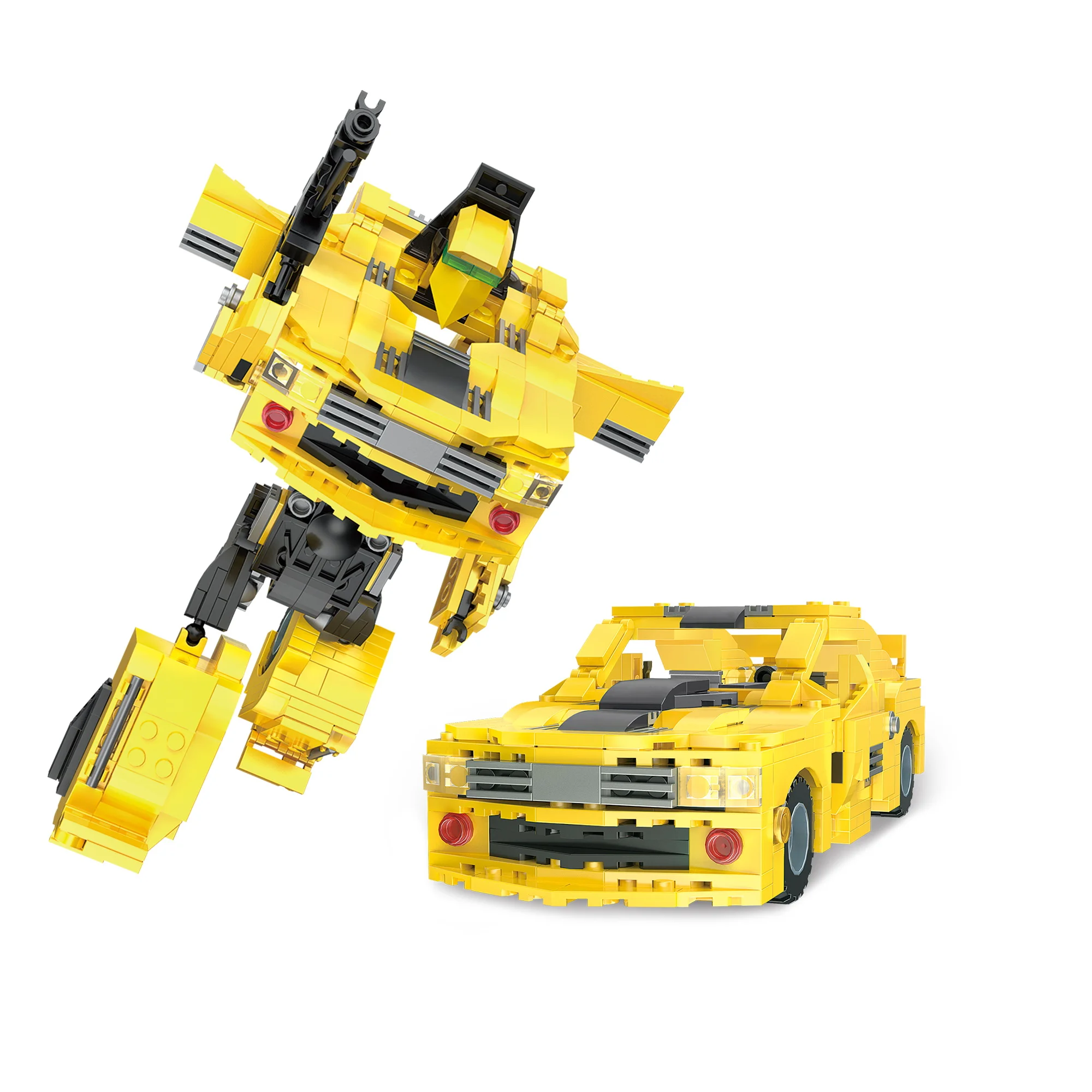 cogo 544 pcs 2 in 1太空战斗机积木积木儿童汽车建筑儿童儿童益智