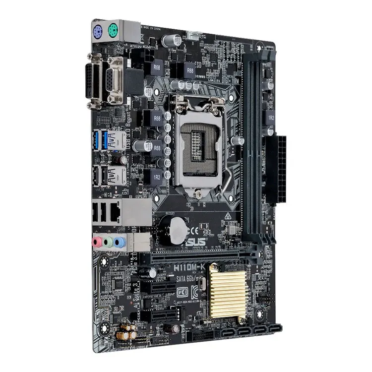 ASUS H110M-K Motherboard - Ideal for 7th/6th Gen Intel Cpus