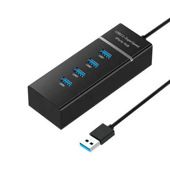 Xput High Quality USB Multi Port 3.0 Hub High Speed 4 Port 4 Ports Ultra Slim Charger Data Transmission USB Hub Splitter Adapter