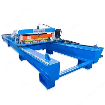 PPGI Fastened Panel Roof Sheet Making Machine Exposed Roofing Siding Wall Panel Roll Forming Machine Motor Engine Core