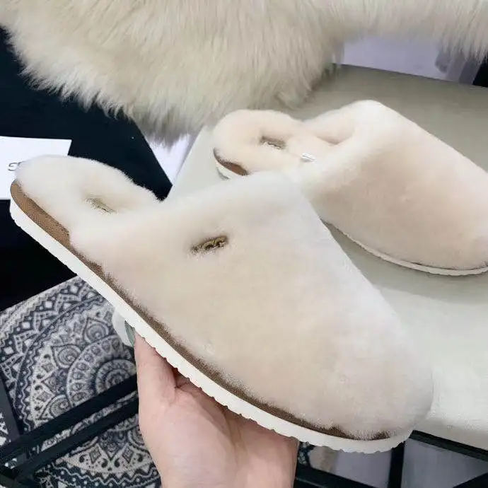 real sheepskin slippers