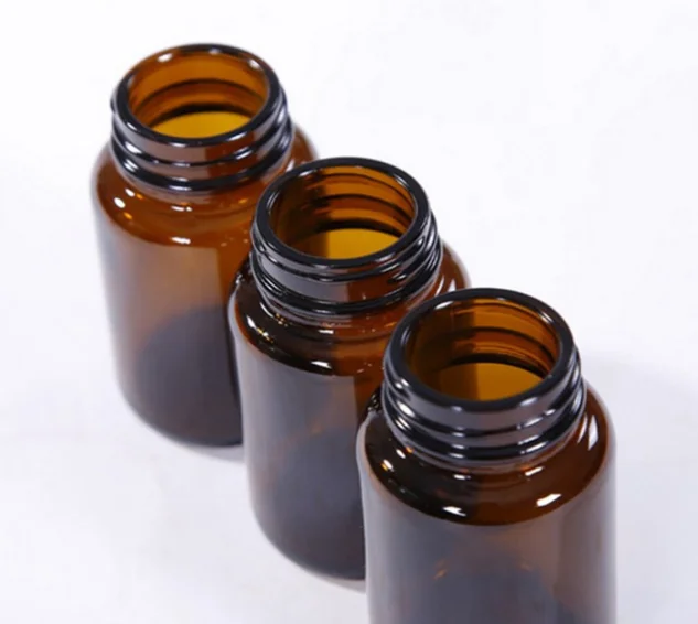 Pharmaceutical Bottle 30ml 60ml 100ml Oral Syrup Glass Bottle Medicine Amber Bottle