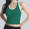 Verde con linea bianca