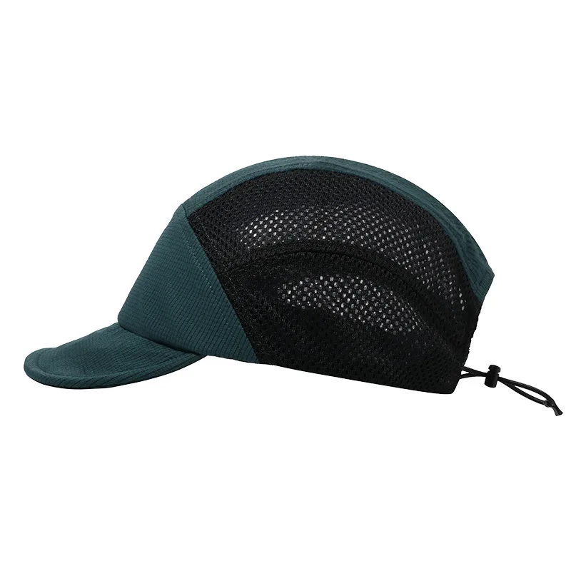 FF1229 Sun Protection Fishing Hiking Camping Hat Breathable Panel  Baseball Cap Drawstring Quick Dry Mesh Panel Hat