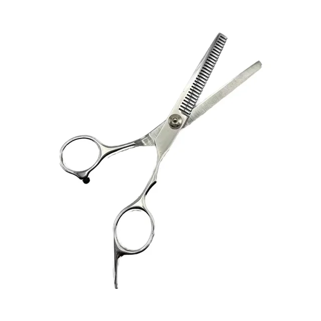Professional DIY V-Shape Teeth Hair Cutting Scissors Set Smooth Edge New Type Beauty Barber Industrial Stainless Steel Serrated
