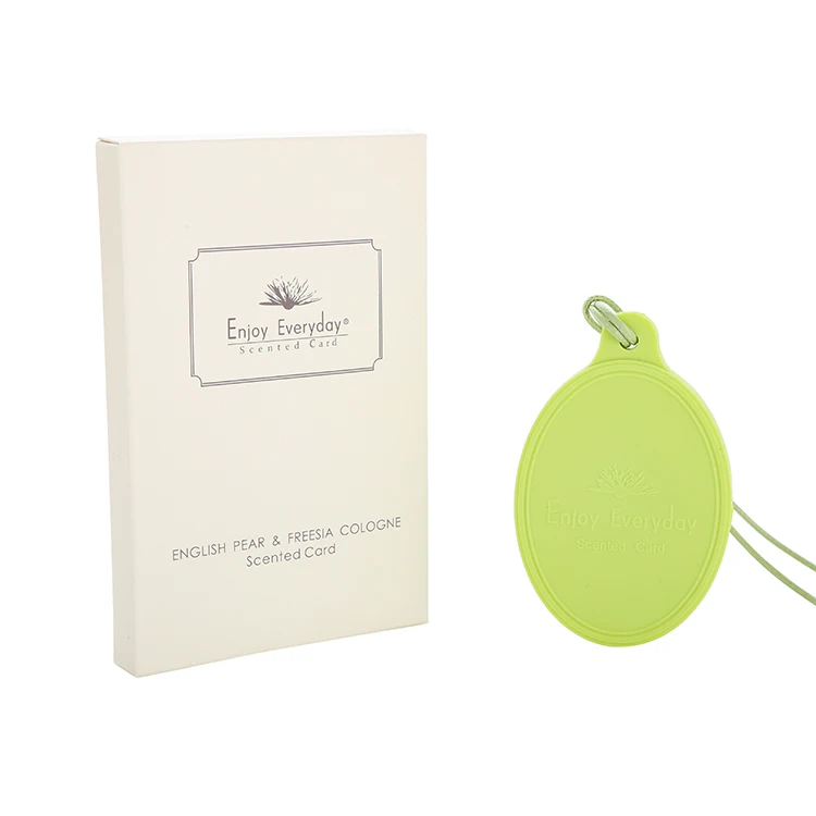 EVA Car Aromatherapy Pendant Air Freshener Fragrance Car Perfume Card Scented Paper Card for Home