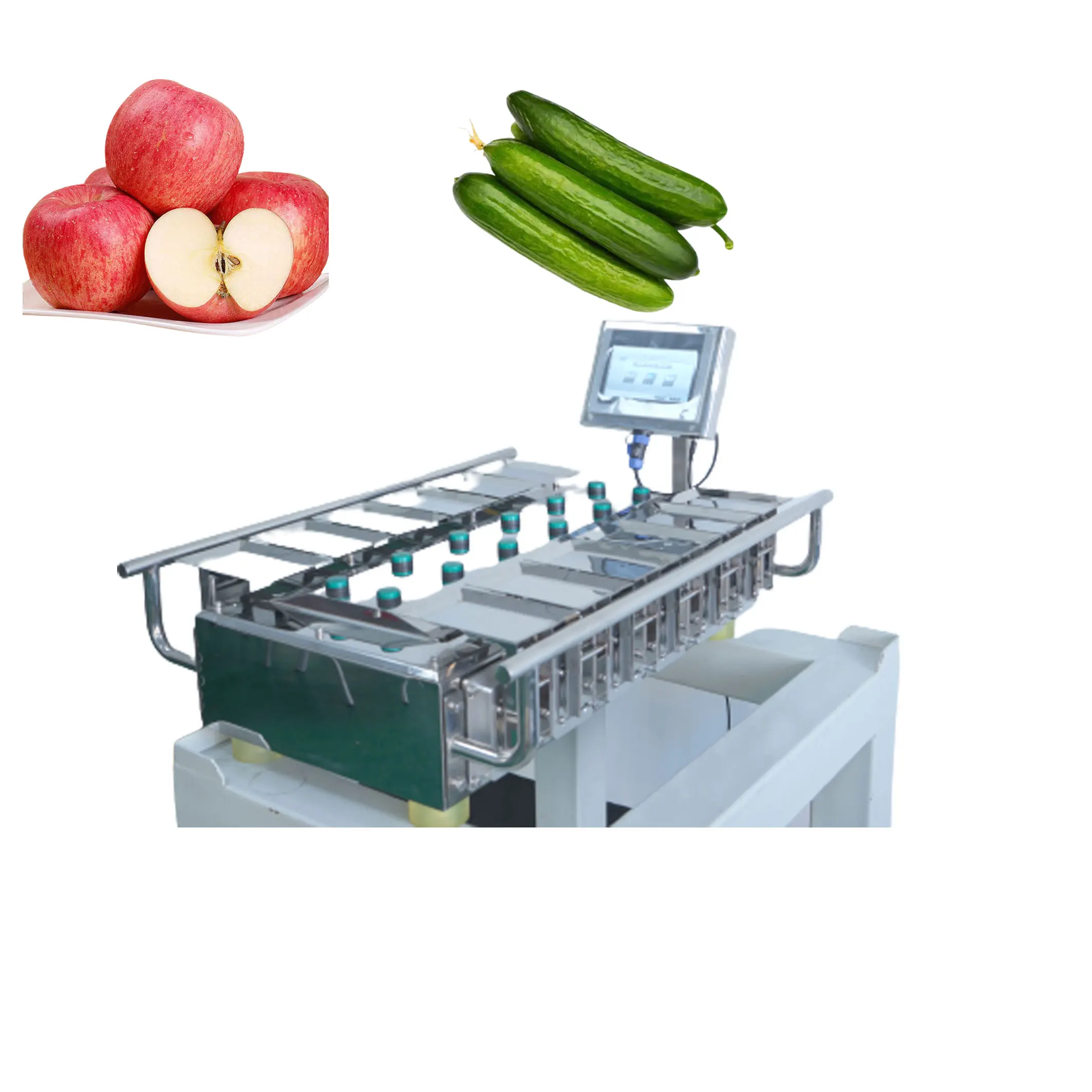 Fruits Vegetables Weighing Manual Combination Weigher for 10 Heads Packing Machine