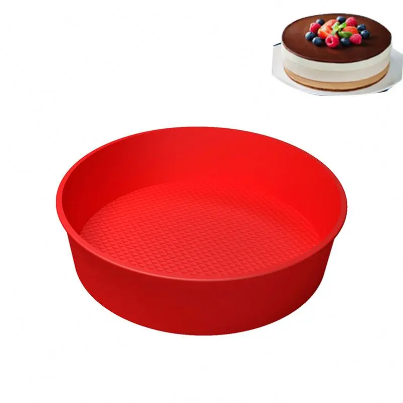 Moldes Para Pastel Cake Pan Round 8-Inches Silicone Cake Mold For