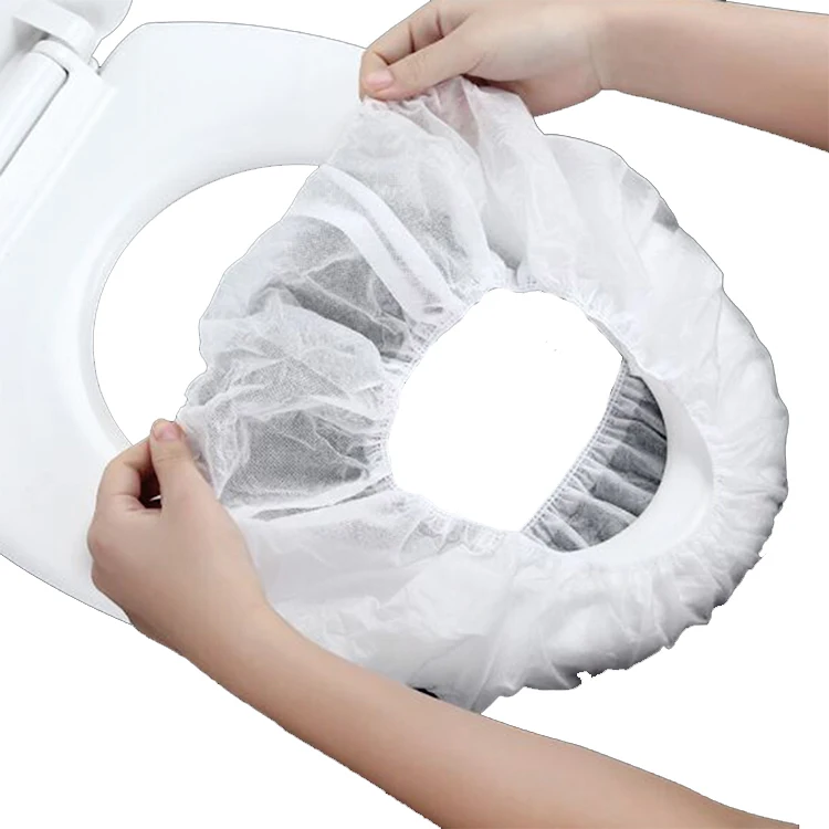 Натуральные белые нетканые эластичные гигиенические чехлы для сидений