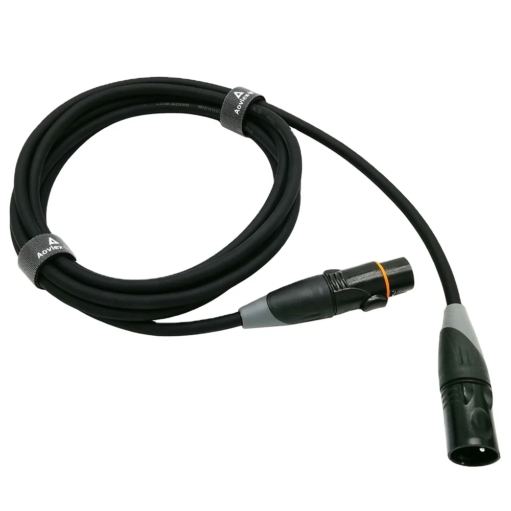 DMX 512 Stage Lighting System 110 Ohms Impedance 3 Pin XLR Male to Female Signal Cable DMX Lighting Cable