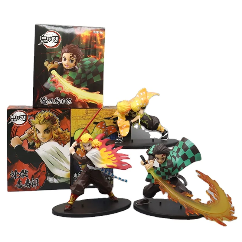 Demon Slayer Rengoku Kyoujurou PVC Figure – 4-Inch Cute Collectible Statue, Official Anime Figurine For Display Or Gifts - View #12