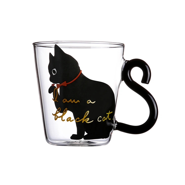 Stocked 300ml Capacity Food Inspection Standards Custom Cat Water Glass Cup Buy Water Glass Cup Food Inspection Standards Custom Cat Water Glass Cup Stocked 300ml Capacity Food Inspection Standards Custom Cat Water Glass