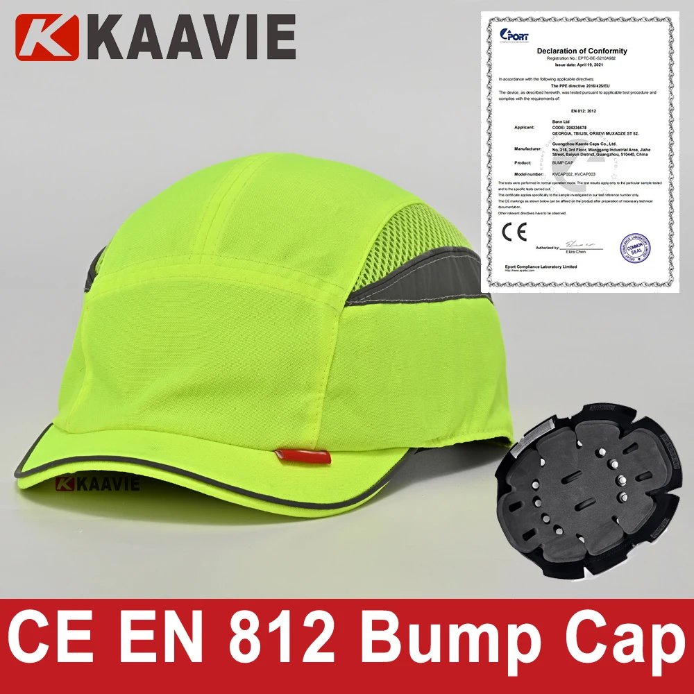 Berretto Di Sicurezza Security Cap Con Scritta - Cappellino Baseball 100% Cotone, Regolabile, Con Ventilazione, Nero Con Stick Bianco