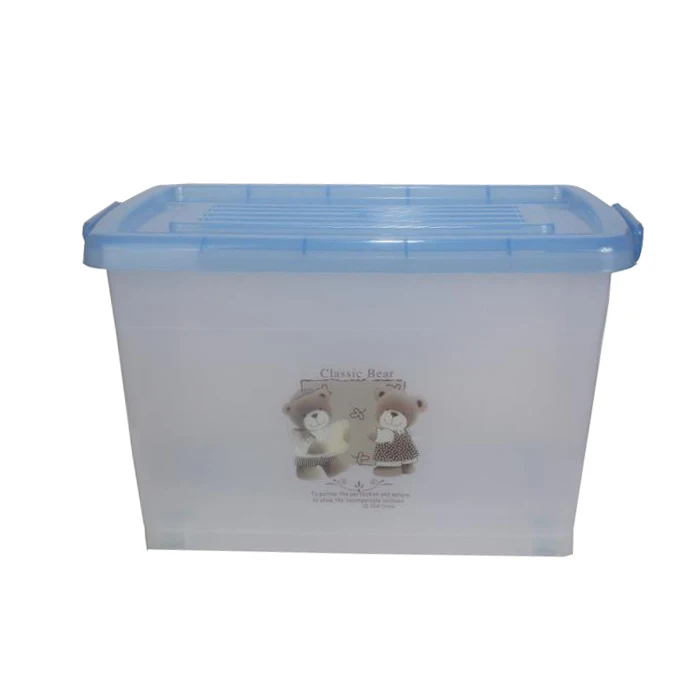 square plastic tote