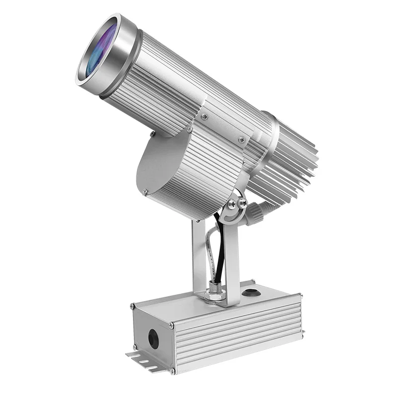 Rotating Adversting Gobo Light Led Logo Projector 15Watt Waterproof Black White Shine Body Lamp Metal Glass Power Item CCC