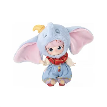 POPMART Bubble Mart Hand-made Plush Doll Dimoo Dumbo Action Figure Super Soft Stress Relief Toy Washed Technics