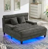 Grey + Chenille + 2 Seat + Foam