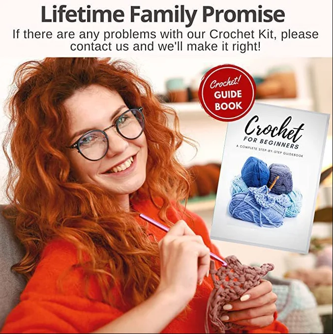 Custom 68 Pcs Premium Bundle Crocheting Knitting Yarn Hook Set Crochet