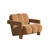 Velours hollandais couleur camel - Option sans table d'appoint