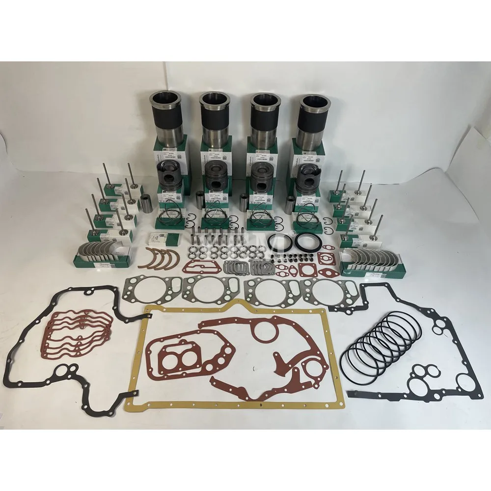 D934 D934S Liner Kit With Cylinder Gasket Piston Ring Engine Bearing Valves for Liebherr Diesel Engine Parts