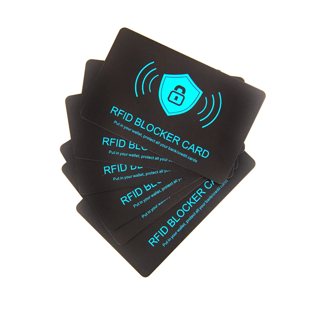 Chip Module Custom Printing RFID Blocking Card NFC Blocker Card for Credit  Card Protection - China Blocking Card, E-Shield Card