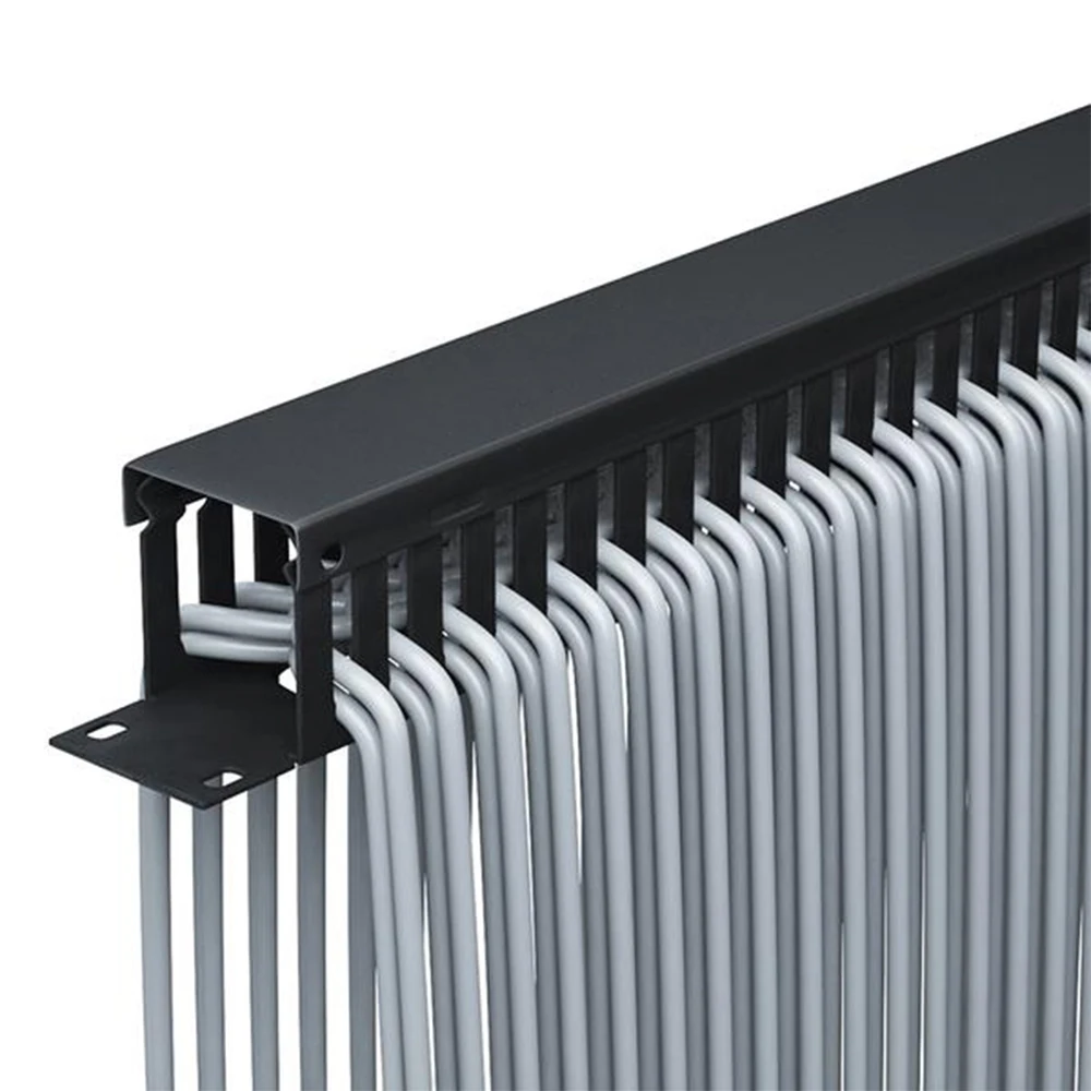 1u Metal Horizontal With Metal Cover,Rack Mount Cable Management
