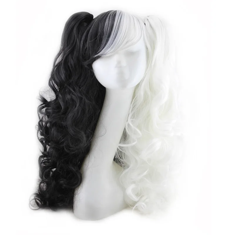 Hot Fashion Lolita Full Curly Wig Pigtails Wavy Hair Cosplay Costume Anime Party 